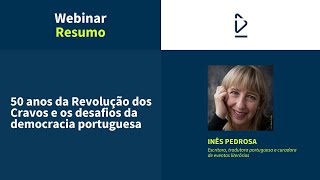 Inês Pedrosa  50 anos da Revolução dos Cravos e os desafios da democracia portuguesa [upl. by Pettit]