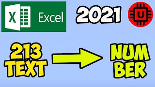 Excel how to fix number stored as text 2021 EAST [upl. by Ahsirat]