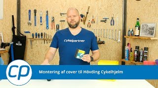 Montering af cover på Hövding airbag cykelhjelm [upl. by Noy581]