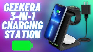 Geekera 3in1 Wireless Charging Station Review 🔋 [upl. by Amian]