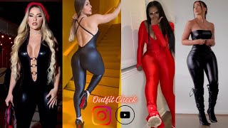 Perfect Leggings Sunday Styles  7 Days Of Jumpsuits 2024  How To Style Shiny Spandex Jumpsuits [upl. by Lamhaj]