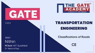 Classifications of Roads in Highway Engineering  Transportation Engineering  GATE 2021 Civil [upl. by Dellora516]