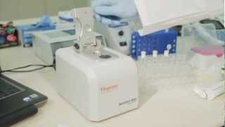 Measurement of a DNA using the BioDrop DUO inbuilt sample port [upl. by Ahsatan]