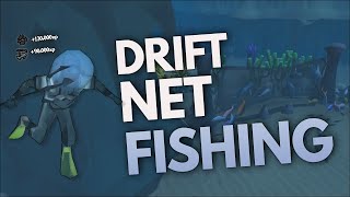 Amazing Fishing and Hunter XP  Drift Net Fishing Guide OSRS [upl. by Atnuahsal318]