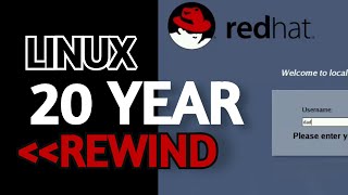 Trying a 20 year old Linux Distro  2002 Vintage Red Hat Linux Desktop [upl. by Kern]