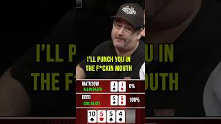 Matusow FREAKS OUT on Shaun Deeb shorts pokernight [upl. by Nathan931]