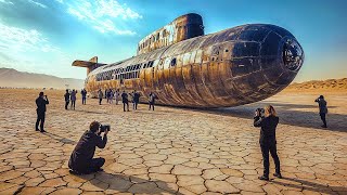 Mysterious Submarine Found in Dried Up River – Explorers Left Horrified After Closer Inspection [upl. by Nomihs]