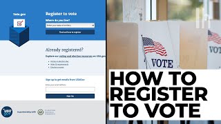 How to Register to Vote Online  Quick Fix [upl. by Miriam]