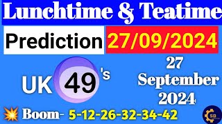 UK49s Lunchtime Prediction EXPERT Reveals Todays Winning Numbers [upl. by Revorg]