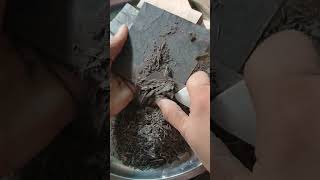 Black shale stone plate wet cleaning video 👆 [upl. by Lore]