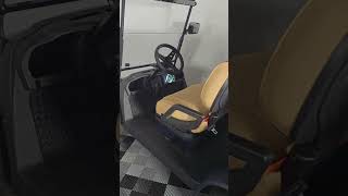 2024 Lux F4 Electric Golf Cart Matte Blue w Tan Seats [upl. by Aurel922]