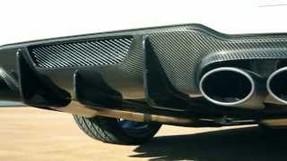 Mercedes Benz C63 AMG Coupe Exhaust  Vorsteiner [upl. by Aelsel899]