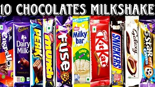 10 Chocolates Milkshakes chocolatemilkshake [upl. by Zusman370]