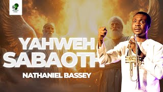 YAHWEH SABAOTH  NATHANIEL BASSEY Lyrics Video NathanielBasseyMain [upl. by Aliakam]