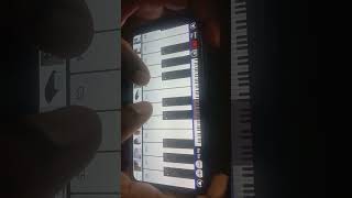 Movie  Priyasong  hani hani manjina hani kannda song  piano play in mobil app [upl. by Kluge]