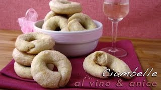 Ciambelle al vino bianco amp anice ricetta dei castelli romani [upl. by Aleihs59]