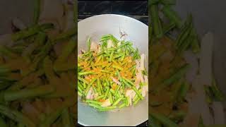 Cowpea Beans Alu Fry 🥗 Barbati Bhaja easyfry trendingshorts easyrecipe😋 [upl. by Andrey]