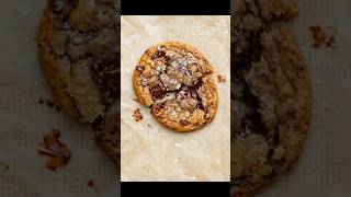 Salted Dark Chocolate Chunk Cookies Recipe [upl. by Grete]