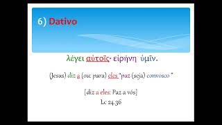 Casos no grego bíblico Dativo Acusativo e Vocativo [upl. by Anah]