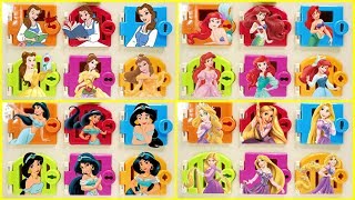 Disney Princess Belle Ariel Jasmine Rapunzel  Trapped Doors Compilation [upl. by Brockwell363]