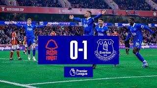 PREMIER LEAGUE HIGHLIGHTS NOTTINGHAM FOREST 01 EVERTON [upl. by Eelrebma]