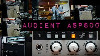 Audient ASP800 Review  12 Track Test Recording [upl. by Gustavo]