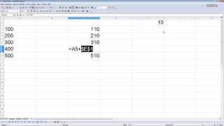 RELATIVER amp ABSOLUTER BEZUG für Anfänger Excel und Open Office Calc [upl. by Toogood]