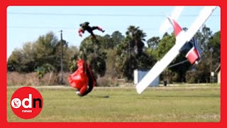 Skydiver vs Plane Florida Collision Captured in Dramatic Pictures [upl. by Gladis]