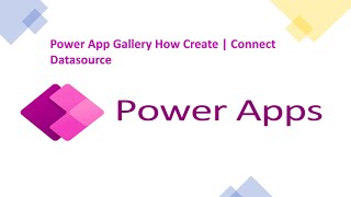 Power apps gallery  How to create gallery  In Hindi [upl. by Alysia]