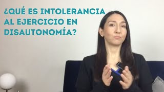 Intolerancia al ejercicio series  Qué es intolerancia al ejercicio [upl. by Frazier]