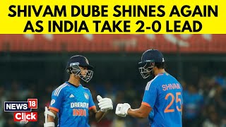 India Vs Afghanistan Highlights 2nd T20I  Shivam Dube Shines Again As IND Take 20 Lead  N18V [upl. by Coshow]