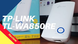 Repetidor WIFI Tp Link TLWA850RE 📡📡 Review 📡📡 Extender la señal wifi fácil y rápido [upl. by Elledoj]