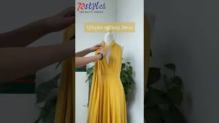 How to wear a convertible infinity dress tutorialsInfinityDresscom bridesmaiddress fashion [upl. by Aletta]