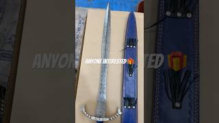 180 New Design Magnificent Custom Handmade Damascus Steel Viking Sword With Leather Sheath [upl. by Shank]