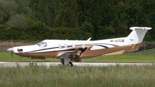 Pilatus PC12 MUTIN Take Off  Bern Airport [upl. by Ingraham293]