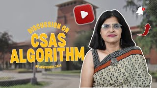 CSAS Algorithm  Delhi University Admissions 2024  Prof Manju M Gupta  University of Delhi [upl. by Madaih]