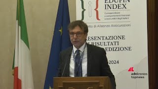 Alleanza Assicurazioni presenta la terza edizione di Edufin Index conoscenze finanziarie e [upl. by Erdnoid]