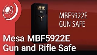 Mesa MBF5922E Gun and Rifle Safe [upl. by Adnuhsat]