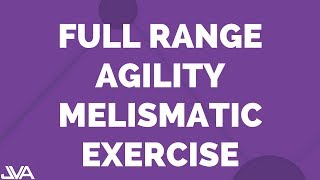 Full Range Agility Melismatic  Vocal Exercise Simple version [upl. by Swan]