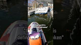 always help a boater in need boating boatlife lakelife lake jetski fail fails pov abandoned [upl. by Trygve407]