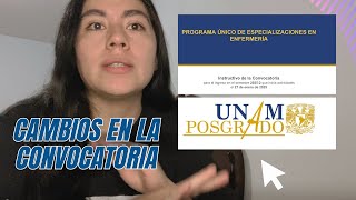 Convocatoria para las especialidades de enfermería  UNAM ✅ [upl. by Rehsa369]