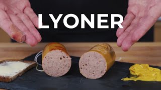 Lyoner selber machen  Fleischwurst mit französischen Vorfahren [upl. by Aninaj]