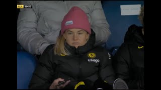 Pernille Harder being a mood in the stands [upl. by Ditter]