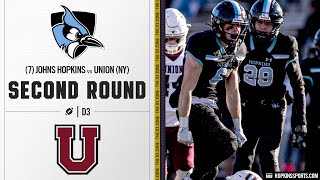 7 Johns Hopkins vs Union Highlights  D3 Football Second Round [upl. by Yellas976]