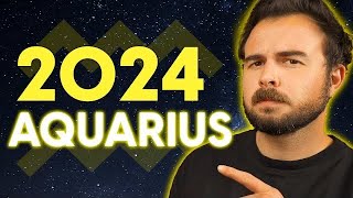 Aquarius 2024 Horoscope  Year Ahead Astrology [upl. by Laenahtan]