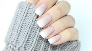 Easy Ombré French Manicure [upl. by Adlev]