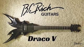 BC Rich Draco V  This Is As METAL As It Gets [upl. by Masson320]