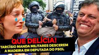 AGORA Militares descem a madeira em deputada do PSOL Tarcísio não perdoou e botou pra torar [upl. by Mayberry]