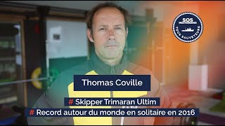 TousSauveteurs  Thomas Coville  SOS MEDITERRANEE [upl. by Airamalegna]