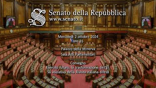 021024 Convegno al Senato della Repubblica  Gen CA Carmine Masiello [upl. by Netsrak]